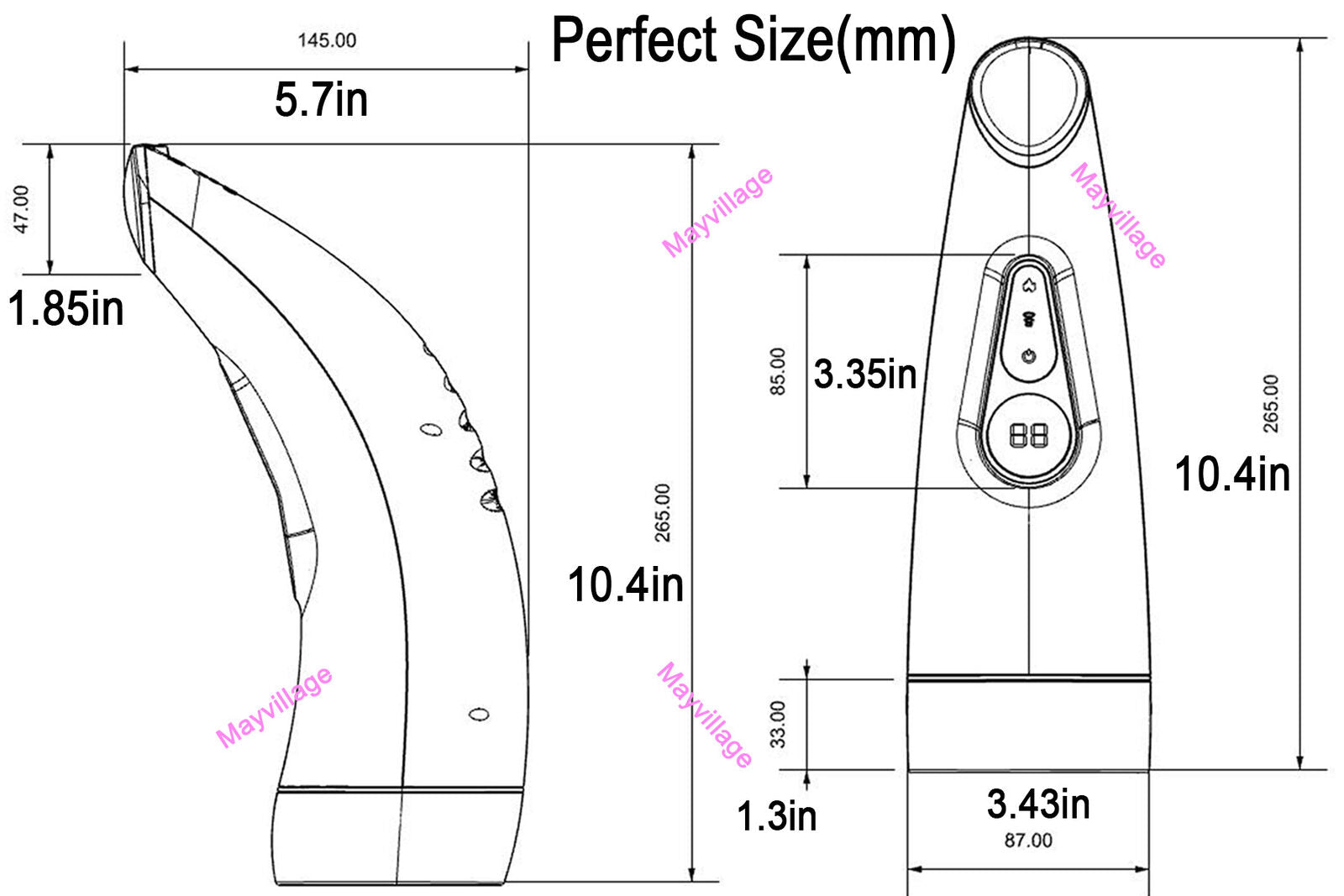 Automatic Handsfree Sucking Cup Telescopic Stroker 9 sucking vibrating