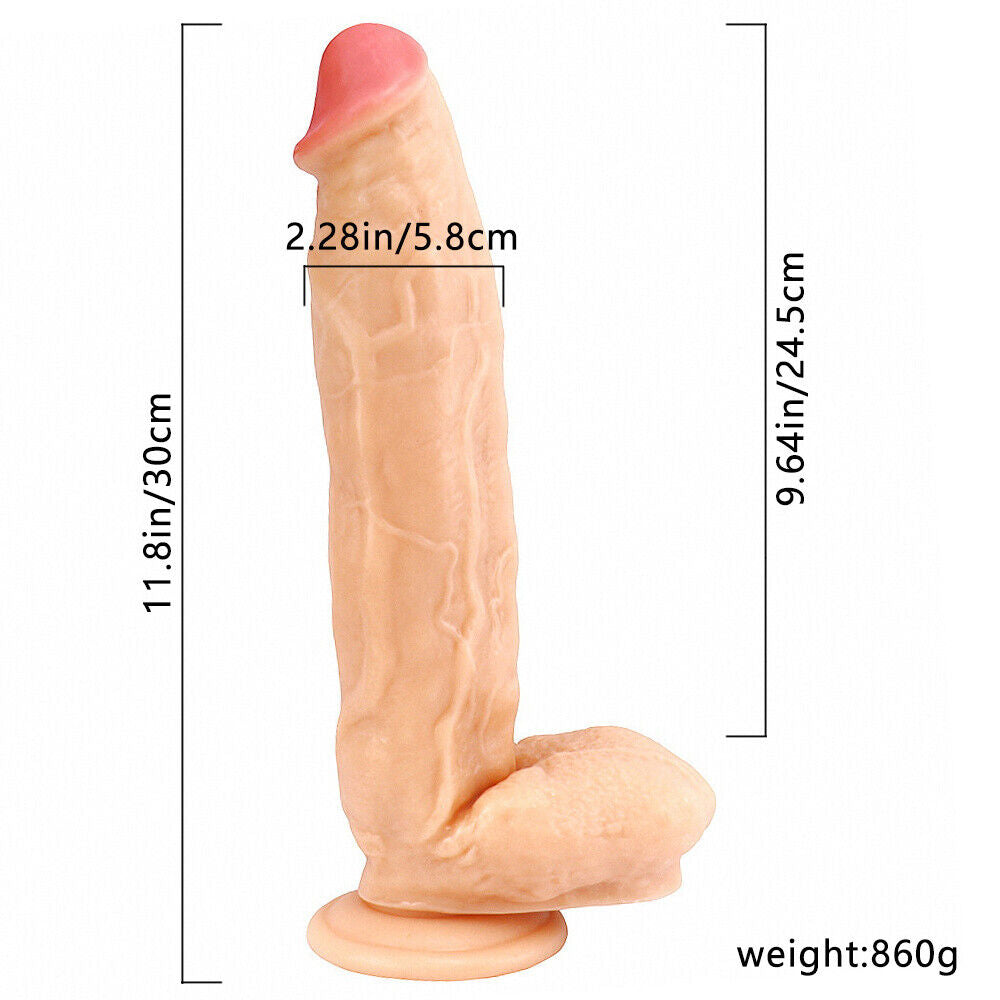 12 Inch Huge Big Dildo Suction Cup