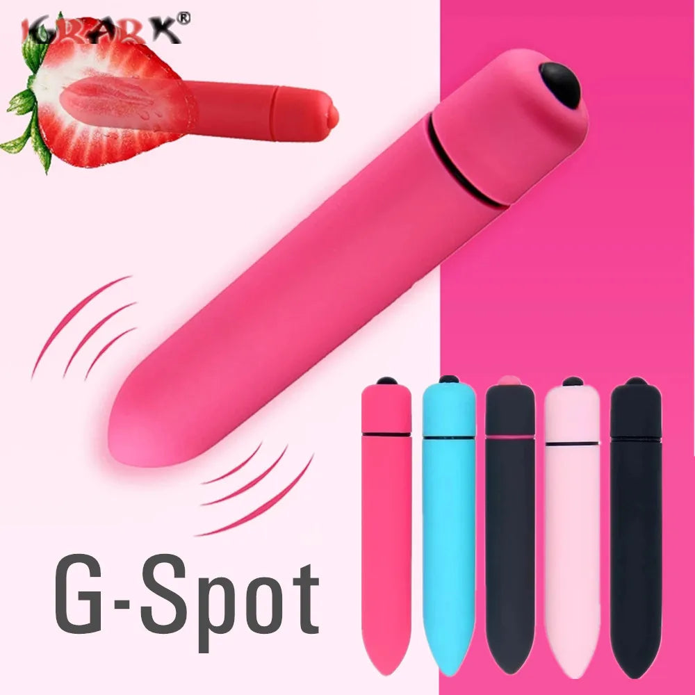 10 Speeds Mini Bullet Vibrator Vaginal Massage