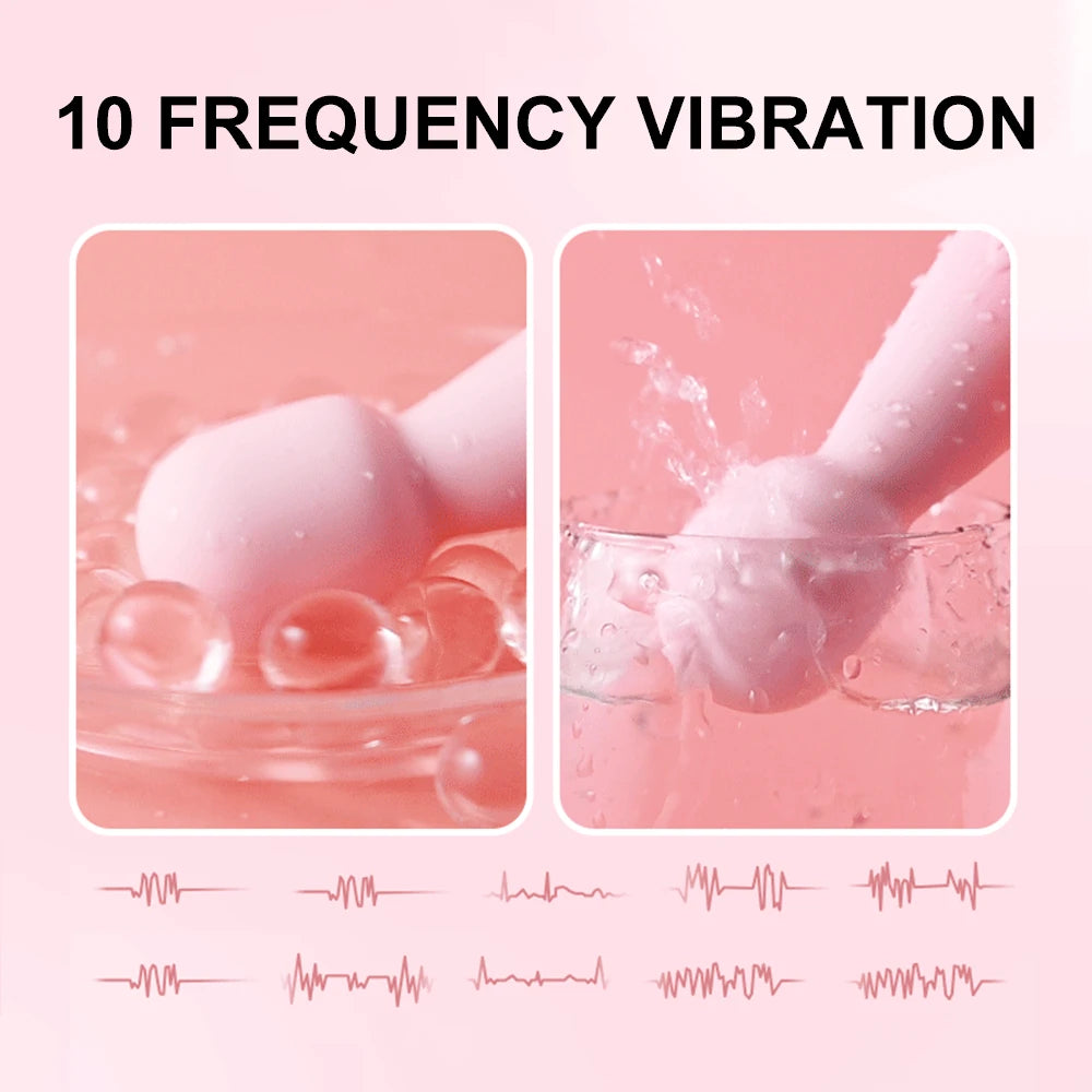 10 Modes Strong Vibration Mini  vibrator Magic Stick 