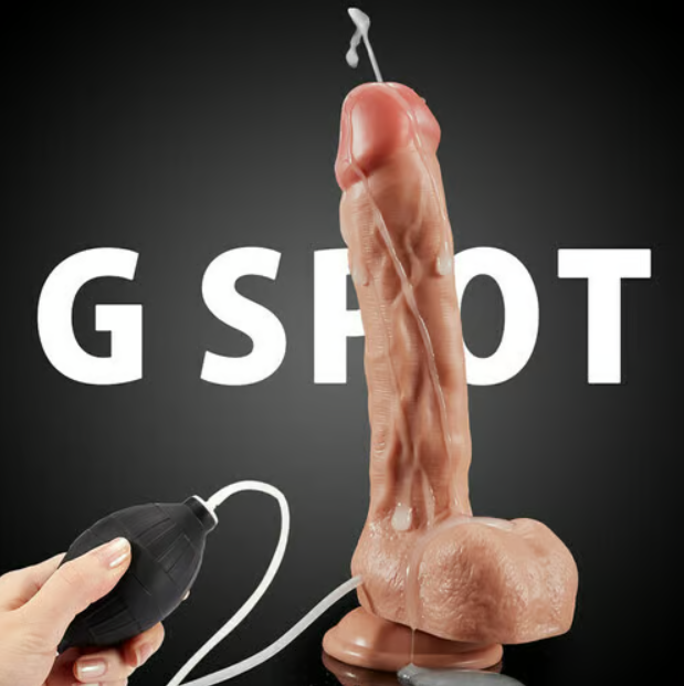 G-spot ejaculator with 9.40 inch strong suction cup