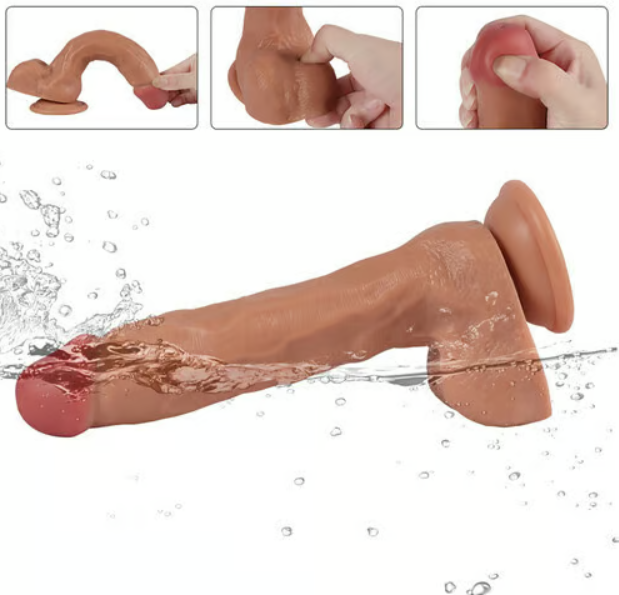 G-spot ejaculator with 9.40 inch strong suction cup