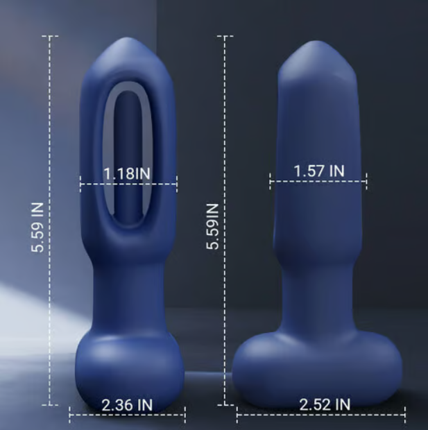 Karrot 10 Tapping 10 Pointed Design Anal Toy Vibrator