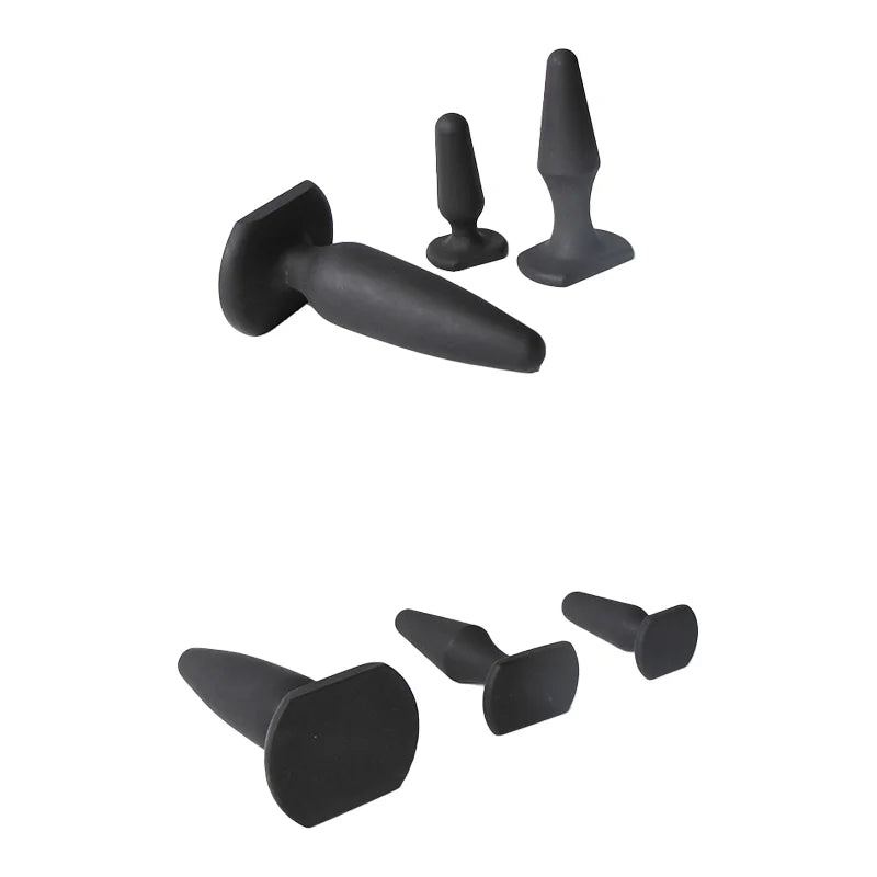 Small Middle Big Long Large Anal Plug Set