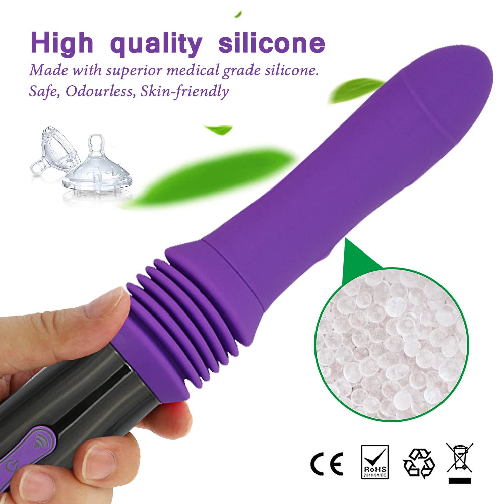 Sex Machine Thrusting Big Dildo Vibrator Vaginal G Spot