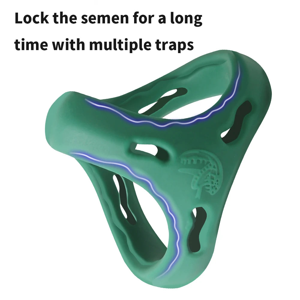 Silicone Lock Penis Ring Reusable Delay