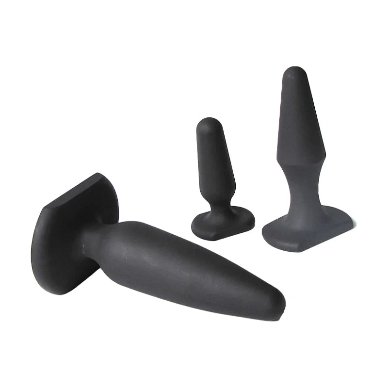 Small Middle Big Long Large Anal Plug Set