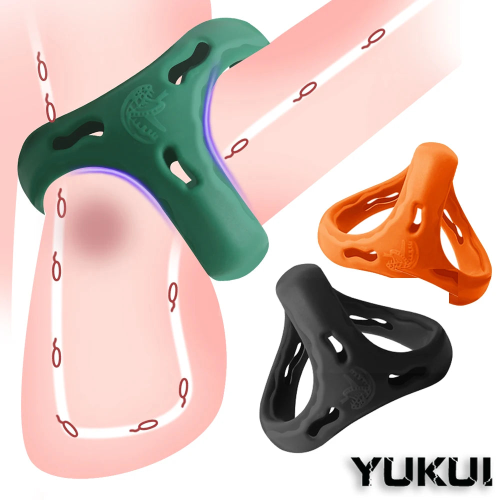 Silicone Lock Penis Ring Reusable Delay