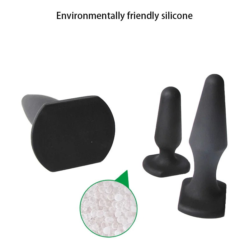 Small Middle Big Long Large Anal Plug Set