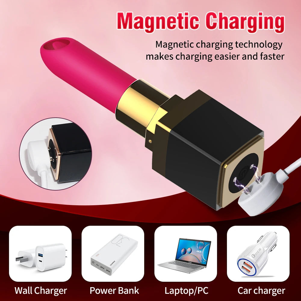 Mini Bullet Lipstick G Spot Vibrator 10 Vibration Modes