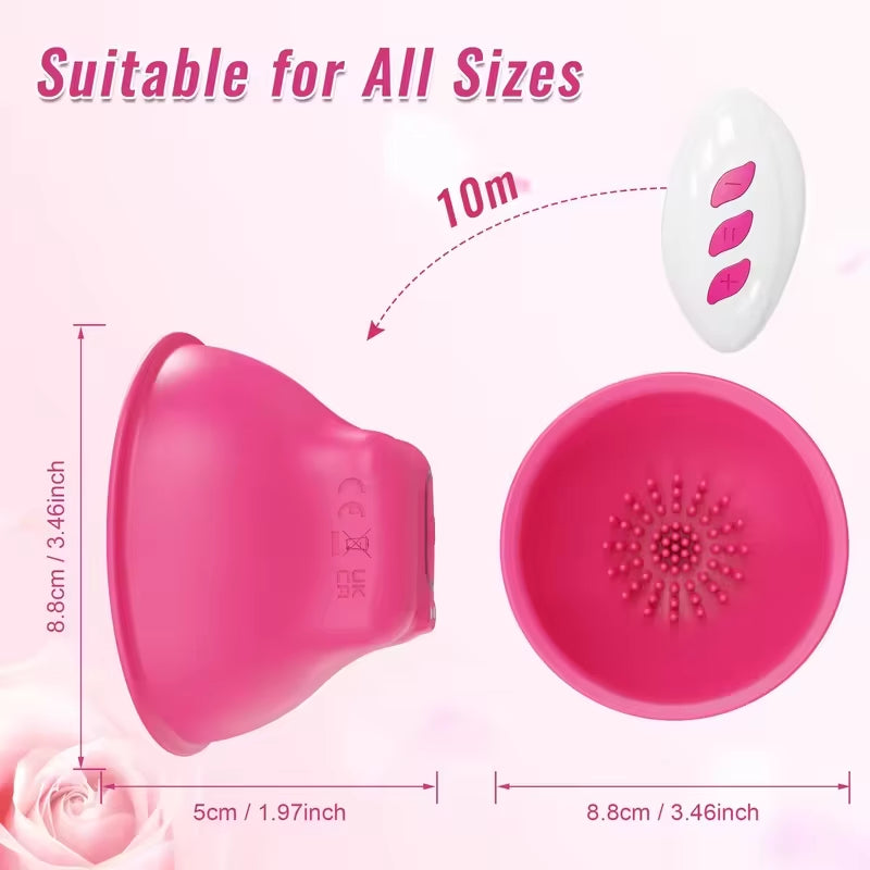 WETTME - 12 Vibration Breast Nipple Massager