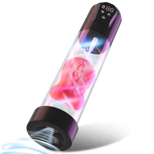 Penis Vacuum Sucking Pump Enhancer Digital LED Display with 7 vibration modes