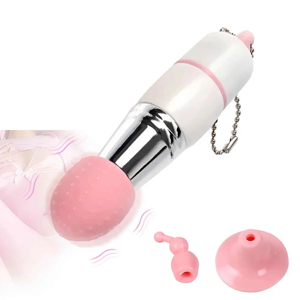 3In1 Mini Vibrator Clitoris Stimulator Licking Nipple 