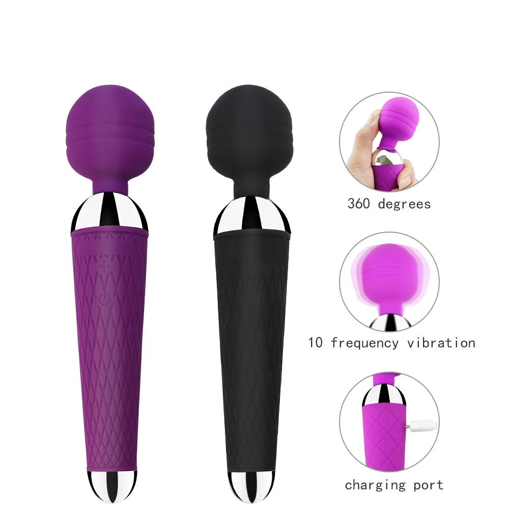 Peak wand massager enrichment 10 speeds Clitoral vibrators