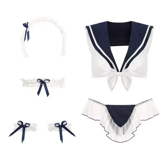 Hot Uniform Costume Top Sailor Women Student Outfit