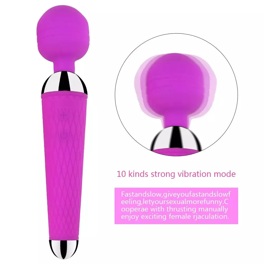 Peak wand massager enrichment 10 speeds Clitoral vibrators